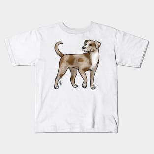 Dog - Catahoula Leopard Dog - Red Leopard Kids T-Shirt